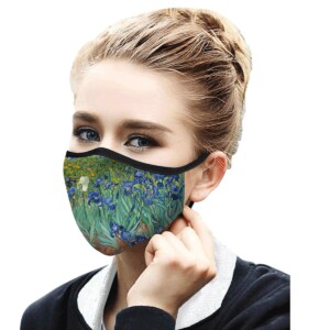 Van Gogh Irises Reusable Fabric Face Mask