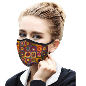 Kandinsky Circles Reusable Fabric Face Mask