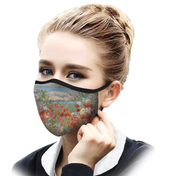 Childe Hassam Celia’s Garden/Isles of Shoals Reusable Fabric Face Mask