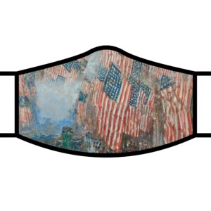 Childe Hassam Fourth of July Reusable Fabric Face Mask