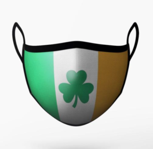 Flag Mask - Ireland - front