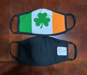 Flag Mask - Ireland - front & back