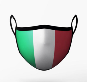 Flag Mask - Italy - front