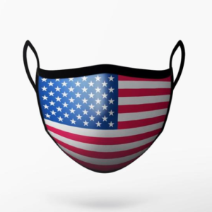 Flag Mask - USA - front
