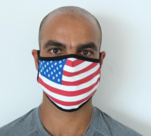 Flag Mask - USA - model