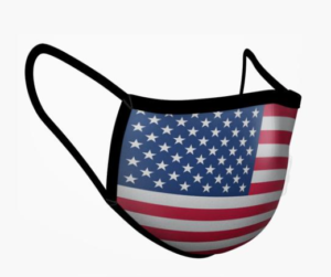 Flag Mask - USA - side