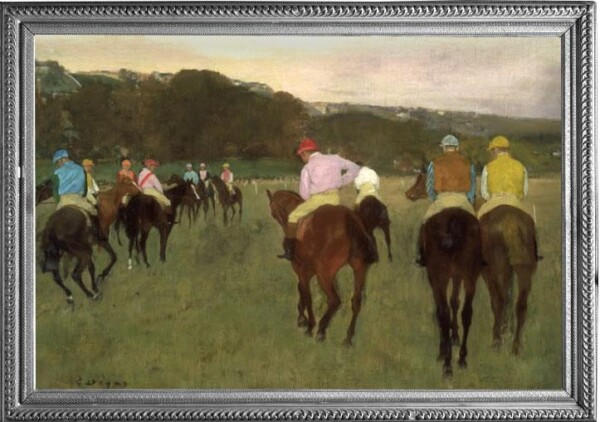 Degas Racehorses at Longchamp
