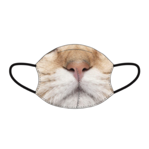 Face Mask - Cat - Beige