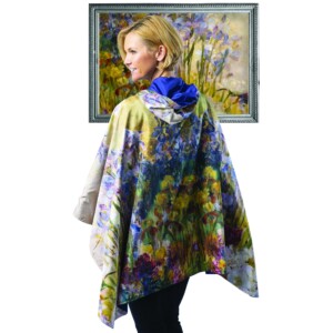 Tiffany Peonies & Iris Travel Cape